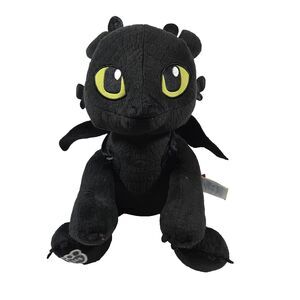 Build A Bear BAB Dreamworks Toothless How To Train Your Dragon Plush with Wings